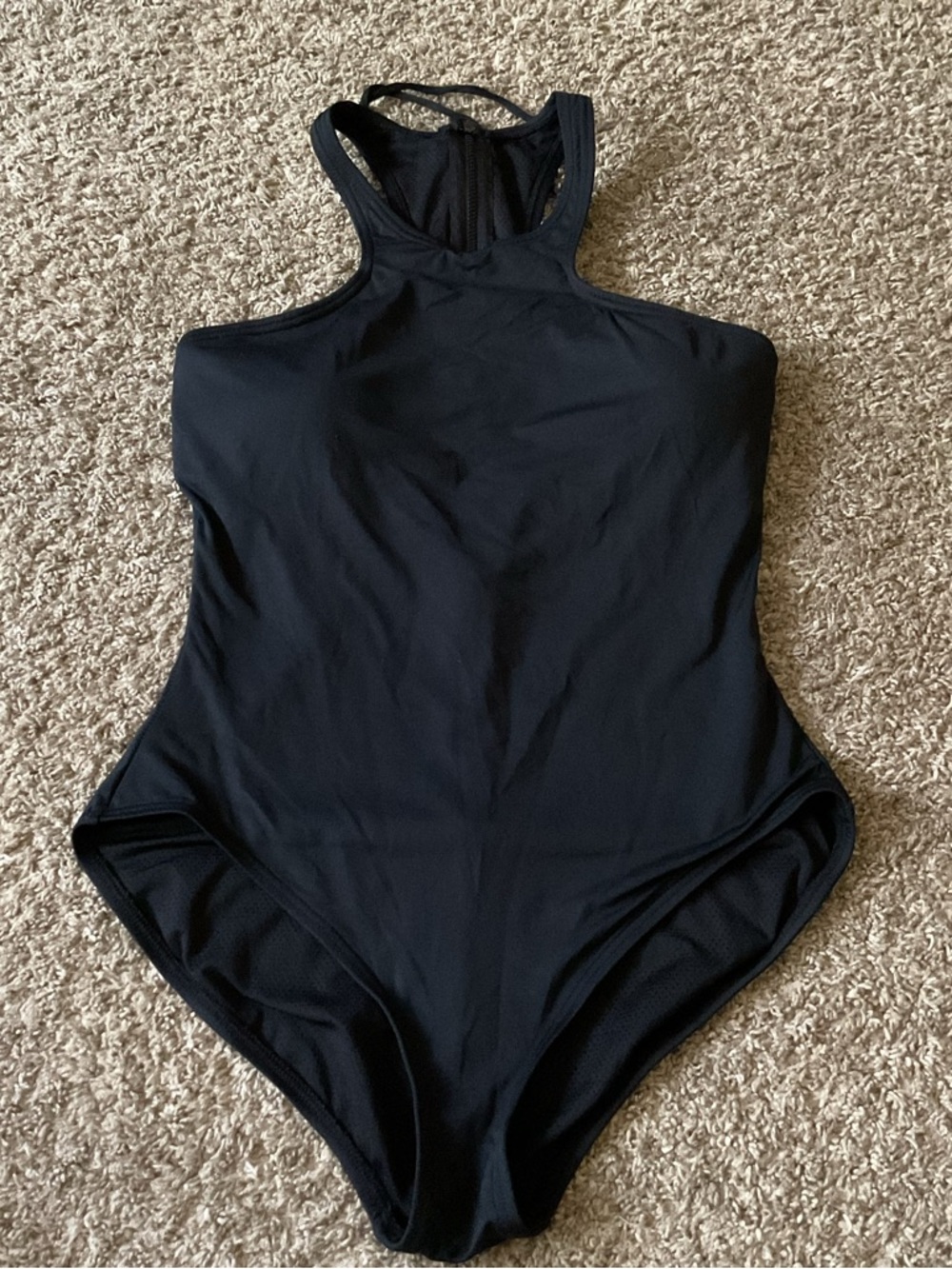 GAP GapFit High-Neck One-Piece Swimsuit Size Medium
